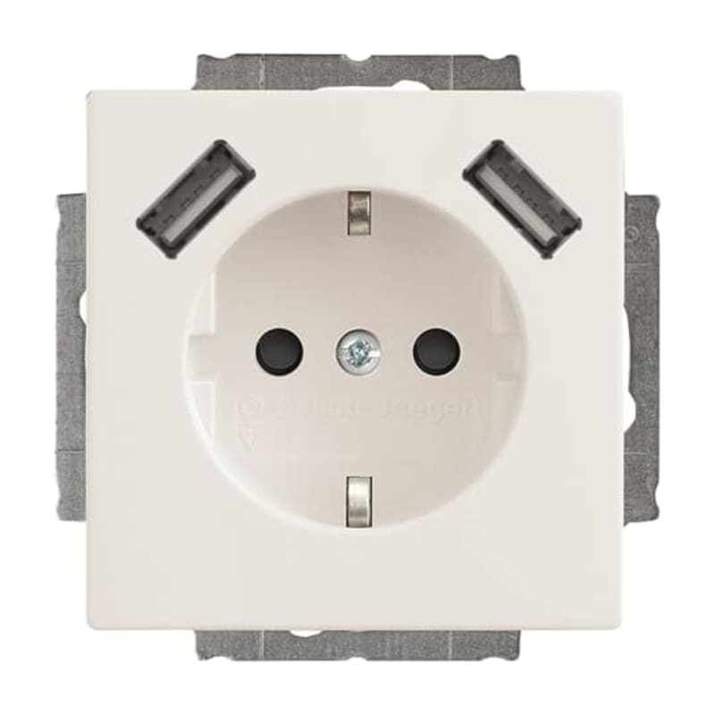 Impressivo In. ENK Socket with 2XUSB 40mm HV (20 EUCB2USB-84-500)
