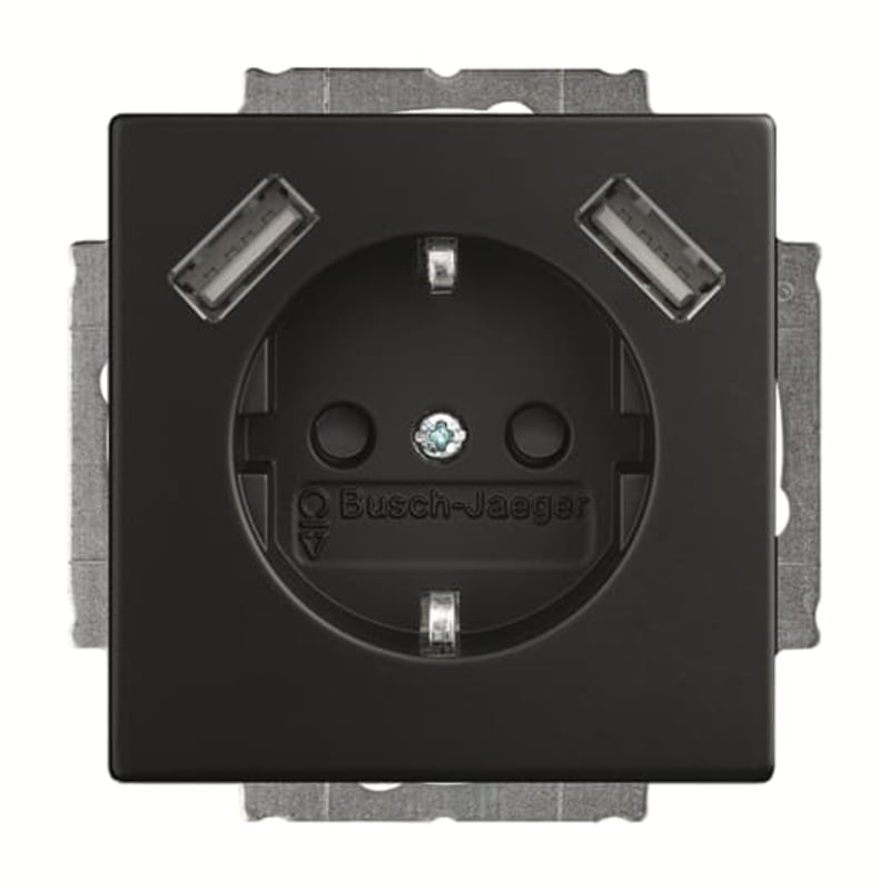 Impressivo In. ENK Socket with 2XUSB 40mm SO. (20 EUCB2USB-885-500)