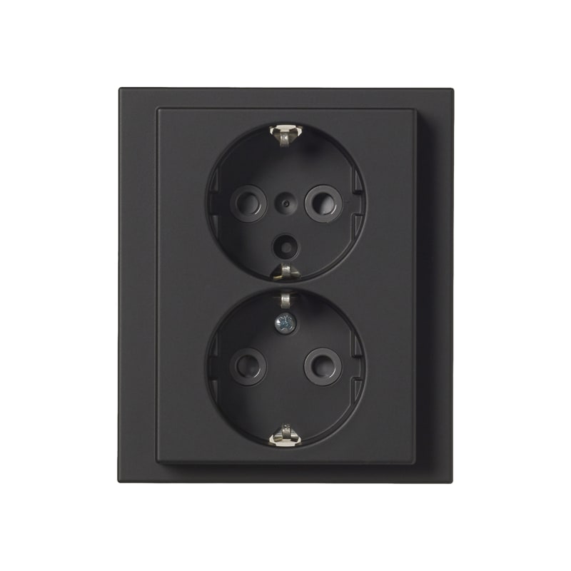 Impressivo In. DBL Socket Black Matte (2TKA00002910)