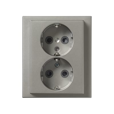 Impressivo In. DBL Socket PURE Steel
