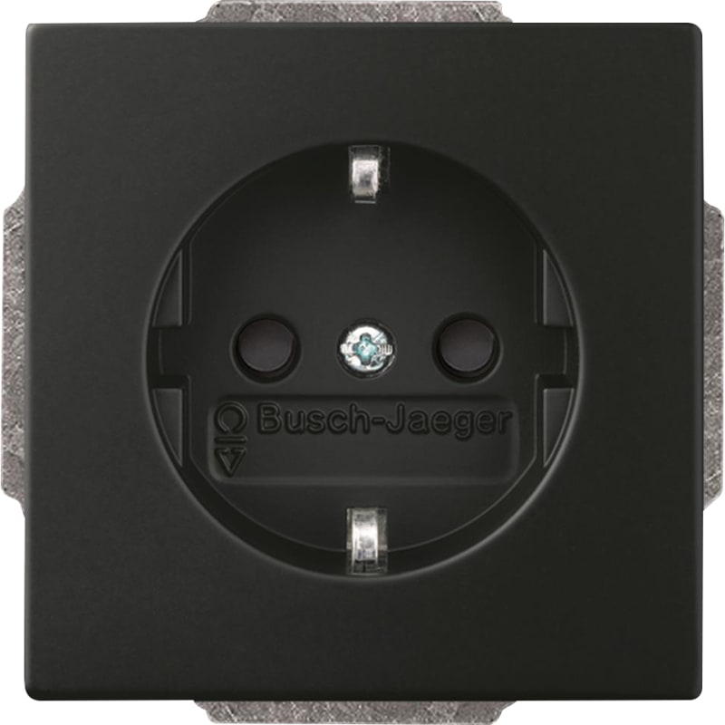 Impressivo In. ENK Socket without Frame, Black Matte (20 EUCKS-885)