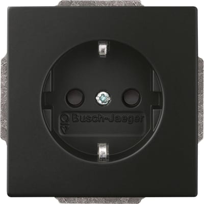 Impressivo In. ENK Socket without Frame, Black Matte