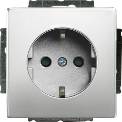 ABB with screwless terminals. DP (2 P + E) Material stainless steel. Anti fingerprint. 2CKA002013A5374