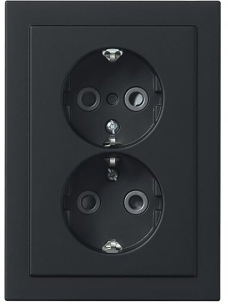 IM In. DBL LOW Socket 1,5 Black Matte (2TKA00003863)