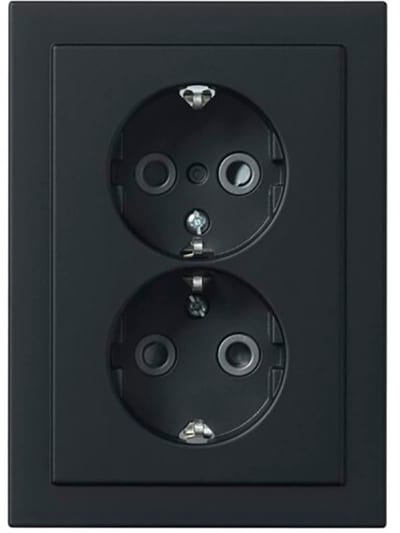 IM In. DBL LOW Socket 1,5 Black Matte