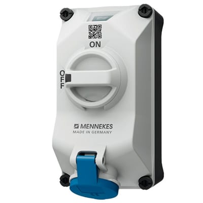 Wall outlet DUOi 216-6 230V IP44