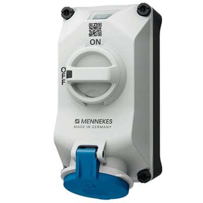 Wall outlet DUOi 232-6 230V IP44