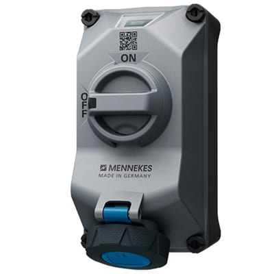 Wall outlet DUOi R 216-6 230V IP69