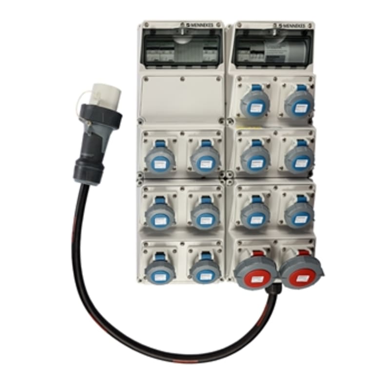 Socket Distribution Box 400V-32A 2X400V-32A 12X16A (1528514)
