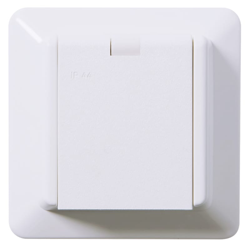 ELKO EKO07488 RS Single Socket Outlet IP44 with Earth, Flush-mounted
