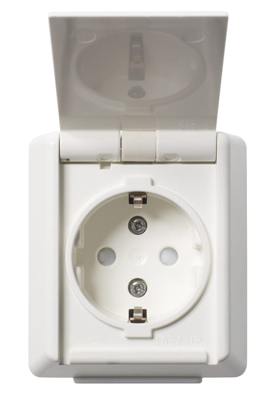1054 UPT socket POLAR WHITE (EKO04320)