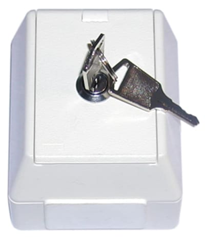 1054 UPT socket with lock POLAR WHITE