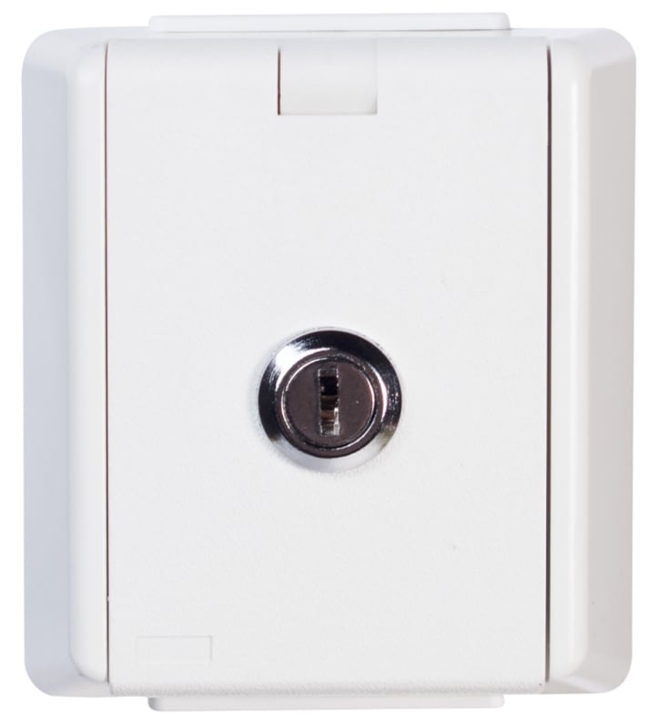 ELKO EKO07476 RS Single Socket with Lock IP44 with Earth, Plus Surface-mounted