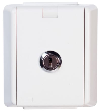 ELKO EKO07476 RS Single Socket with Lock IP44 with Earth, Plus Surface-mounted