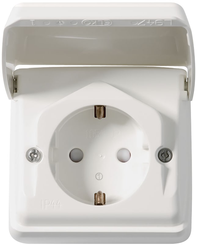 AS1054 UPT socket POLAR WHITE (EKO06764)