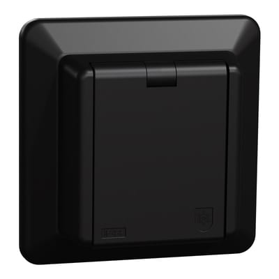ELKO EKO40032 Single Socket Outlet IP44 with Earth, RS Flush-mounted