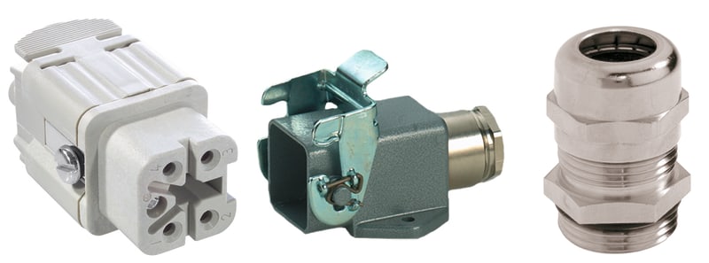 LAPP Kabel EPIC® KIT H-A 4 BS complete connector kit, aluminium socket case, IP65, with SKINTOP® MS-M 20 x 1.5 cable gland 1531193