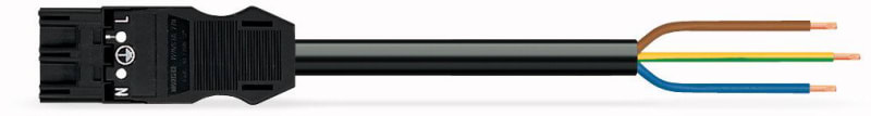 Cable 2M 3X1,5 PLUG/OPEN END (771-9993/206-201)
