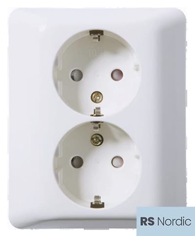 Push-in Clamp Plug Flush RS PURE WHITE