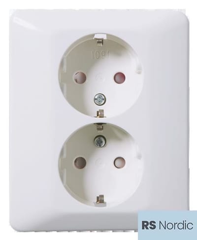 Low-Profile double socket Flush RS RH