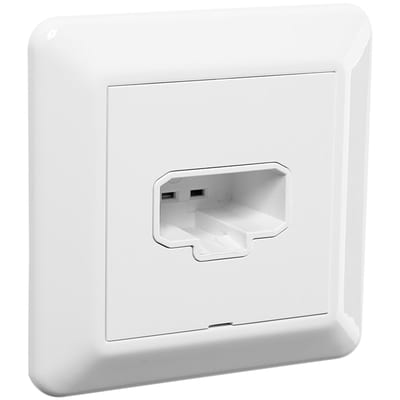Schneider Electric RS DCL Wall Outlet Screw Terminals White