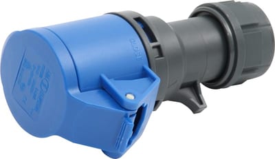 El-bjørn 216-6 Round-Pin Coupler Socket 16 A, 230 V, IP44