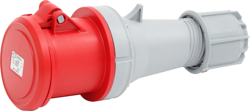 El-Bjorn 1540415 round-pin coupler socket 463-6 63 A 400 V IP44