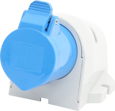 SOCKET. WALL-Mounted 216-6 230V IP44