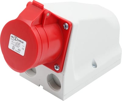 SOCKET.WALL-Mounted GJ.416-6 400VIP44