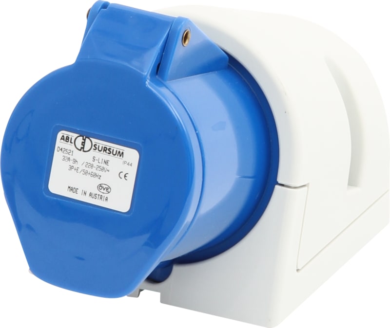 SOCKET. WALL-Mounted 332-9 230V IP44 (1540423)