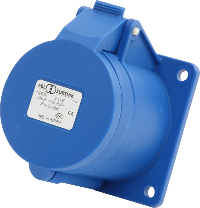 Socket.Recessed R 332-9 230V IP44 (D51S30)