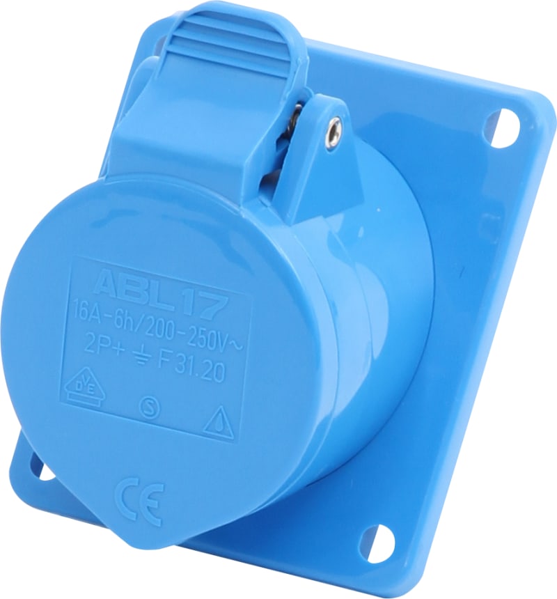 Socket.Recessed S 216-6 230V IP44 (D42S21)