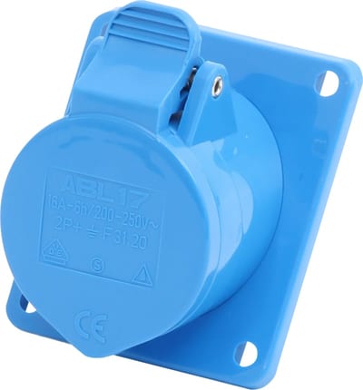 Socket.Recessed S 216-6 230V IP44