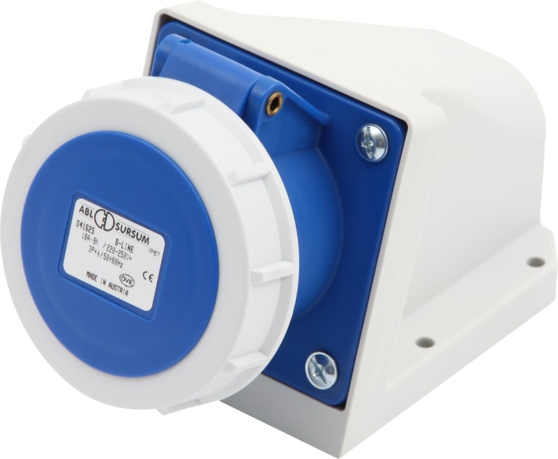 Socket WALL-Mounted 316-9 230V IP67 (D41S25)