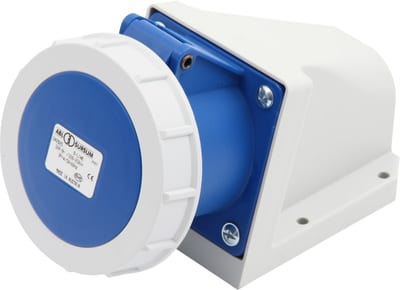 Socket WALL-Mounted 332-9 230V IP67