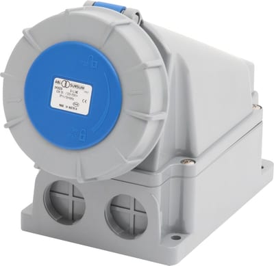 Socket WALL-Mounted 363-9 230V IP67