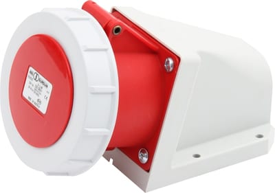 Socket WALL-Mounted 432-6 400V IP67