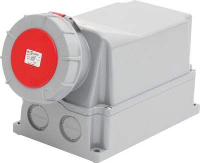 El-bjørn Wall-Mounted Industrial Socket 4125-6 125 A 400 V IP67