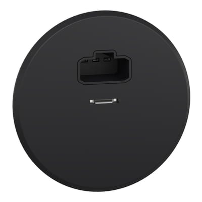 DCL ceiling outlet quick-connect Black