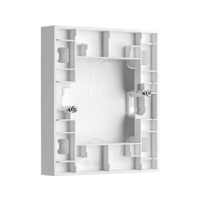 WALL-Mounted Cover Doubleplug White