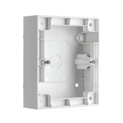 WALL-Mounted Cover 1,5 Socket White
