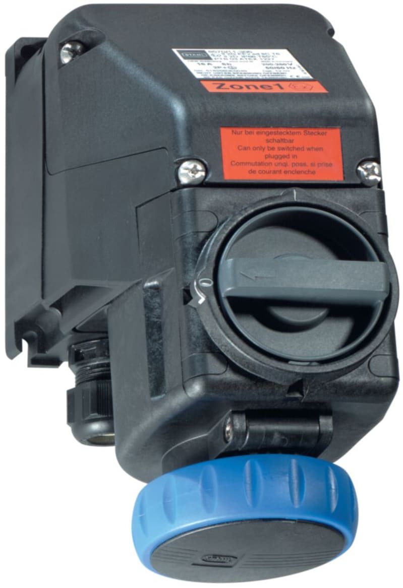 Wall outlet 16 A Blue 9H (273900)