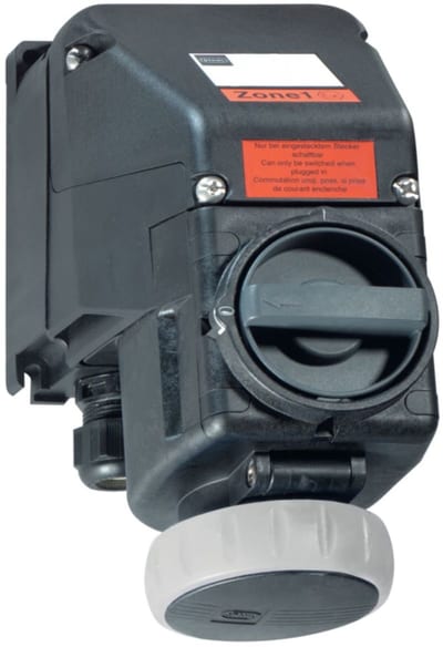 Wall outlet 16 A Light grey 3H