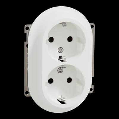 Socket without frame high quick-connect One PURE WHITE
