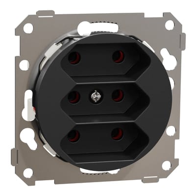 Europlug 3-WAY One Black