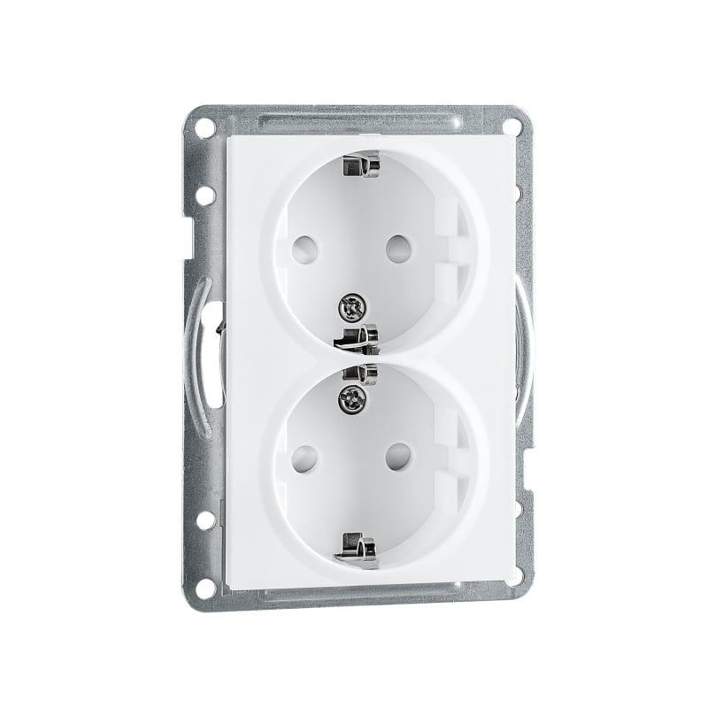 Socket IF SPLIT Double Socket 1,5 BOX White (77120)