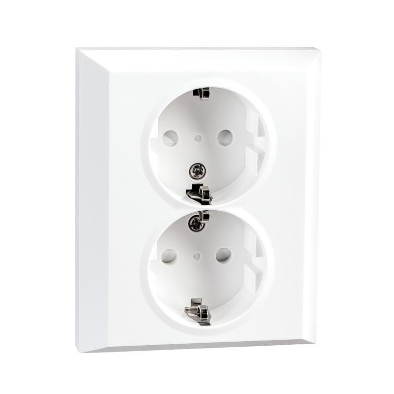Socket IF SPLIT Double Socket White (77140)
