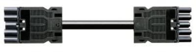GST18I5 Cable, Male-female, 8M, 2.5mm², Black