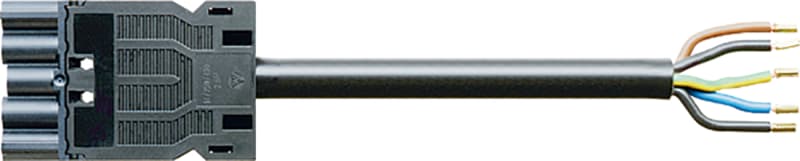 GST18I5 Cable, Han-Fri, 6M, 2.5mm², Black (92.258.6004.1)