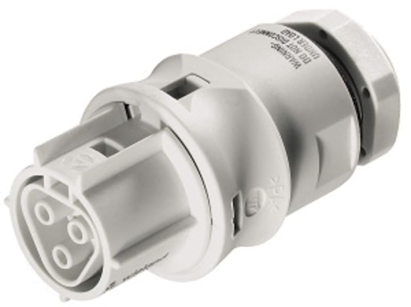 RST 3POL Female-Chassis M20 Spring terminal Grey (96.031.2053.0)